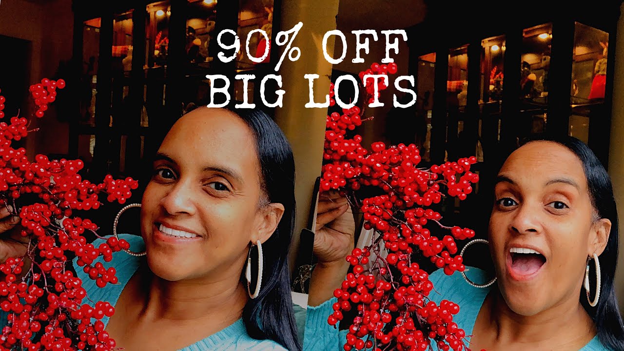 90 OFF Big Lots Christmas Clearance! YouTube
