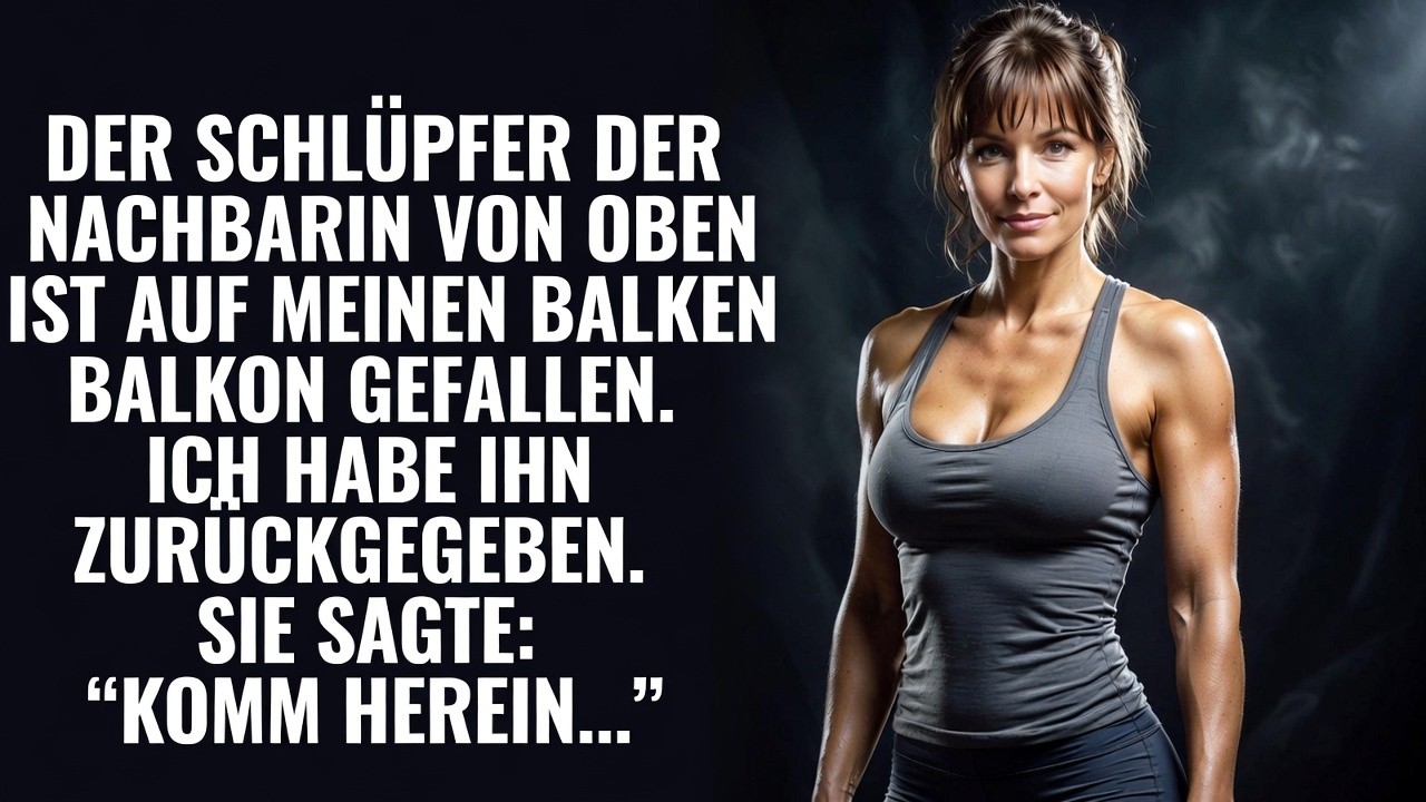 👴 Ein Mann über 60 hat sich 😈 in eine junge Frau verliebt, die eine Etage höher in einem Mehrfami..