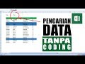 Cara Membuat Tombol Pencarian di Excel