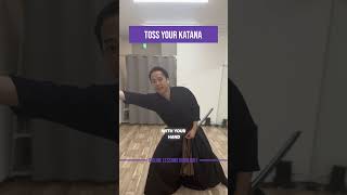 Like Tossing the Katana Forward #katana #onlinelessons