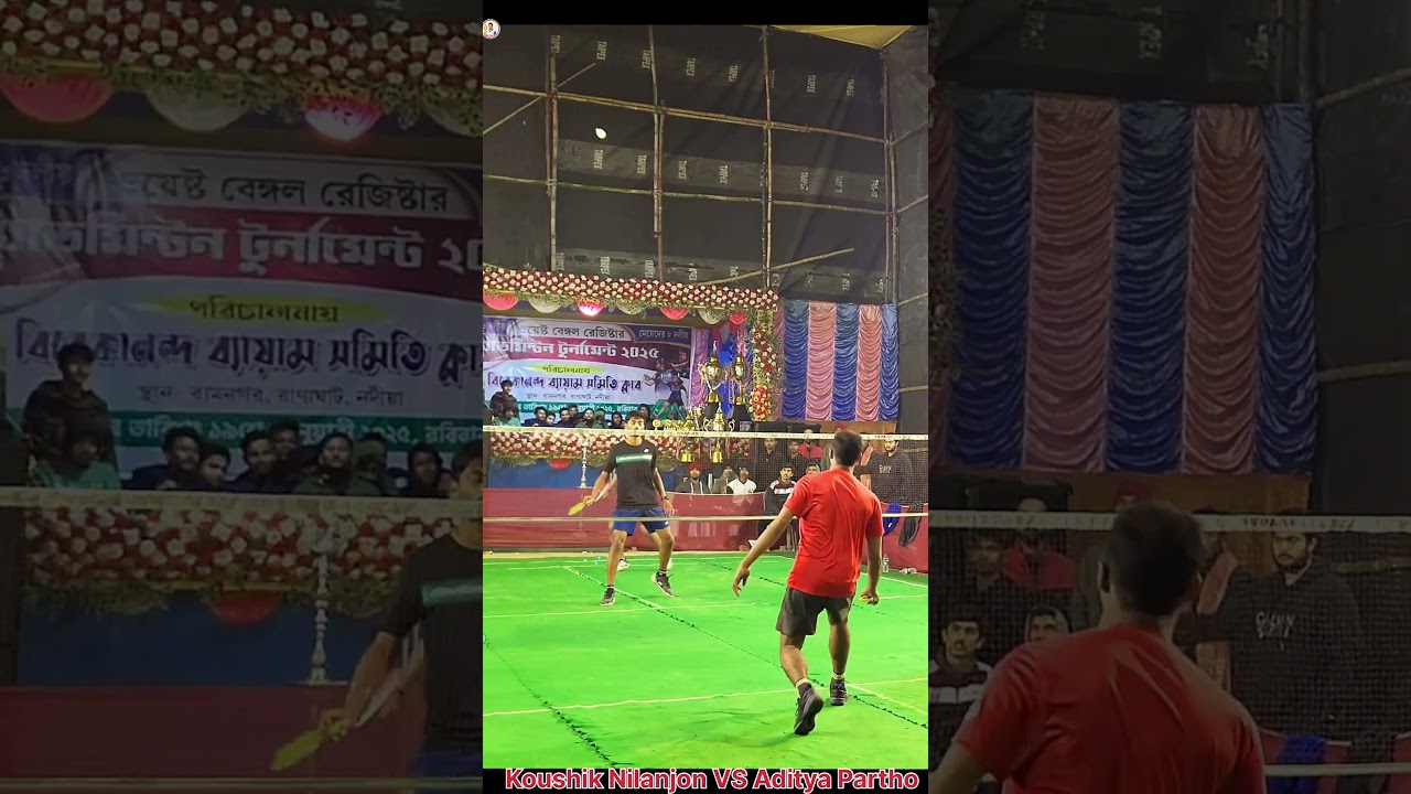 Kaushik-Nilanjan vs Aditya-Partha | Badminton Final 2025 | Epic Backhand Rally 🔥