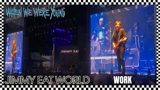 Jimmy Eat World - Work • Live 2022 • When We Were Young Festival • Las Vegas WWWY