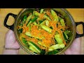 Салат на зиму по корейски из огурцов и моркови, самый вкусный рецепт