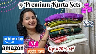 Indo Era & Varanga Kurta Pant & Coord Sets From Amazon  | Cotton Kurta Sets | Neema's Corner  screenshot 3