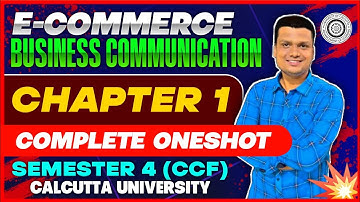 E-commerce| Sanjeevni Booti Marathon CH-1| Bcom Semester -4 Ccf | Calcutta University 