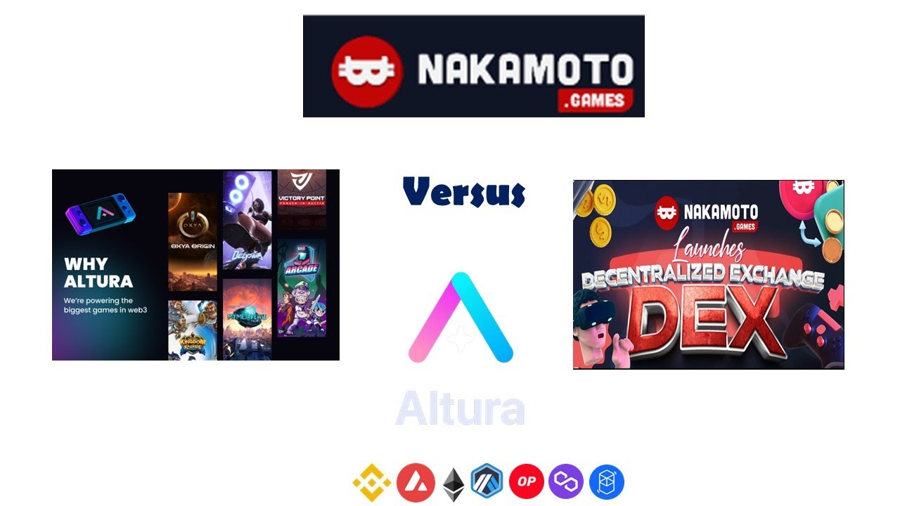 Two promising #Crypto #Gaming projects: #Altura Versus #NakamotoGames - A  head-2-head comparison. - YouTube