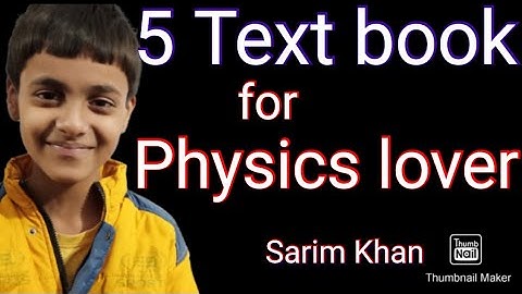 My 5 favourite physics textbook@skwonderkids5047