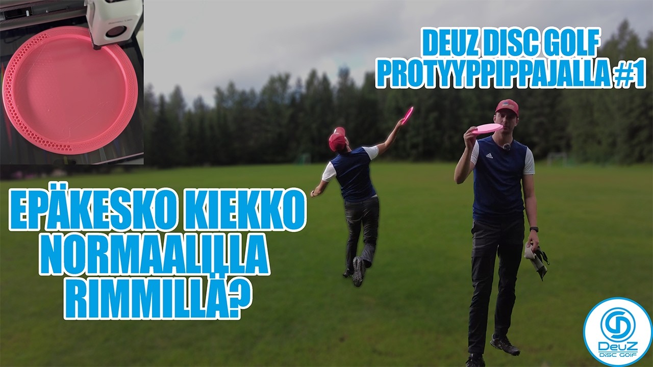 Epäkesko Frisbeegolfkiekko? | Prototyyppipajalla #1  | Deuz Disc Golf