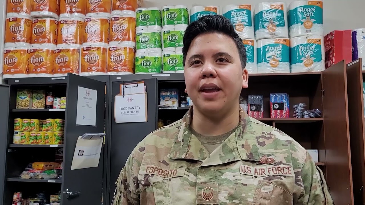 647th FSS Airmen & Family Readiness Center food pantry