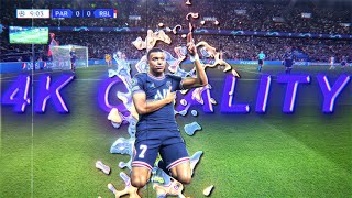 KYLIAN MBAPPE 4K FREE CLIPS [GOALS AND CELEBRATION] - UCL + WC 22 - [CC +TOPAZ]