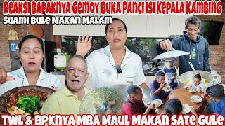 REAKSI KAKAK PERTAMA DAPAT KEJUTAN‼️MAKAN SATE \u0026 GULAI RAME\