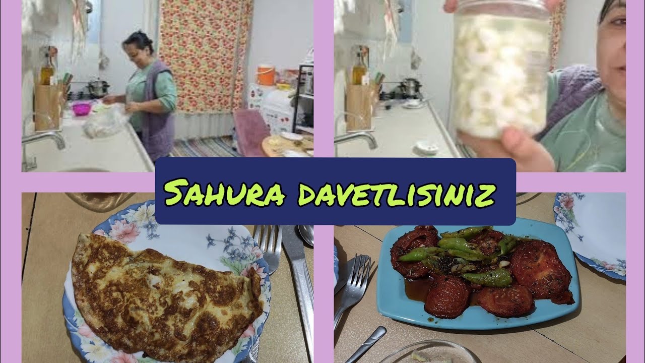 Давайте вместе приготовим сухур! ❌ Омлет с сыром, обжаренные помидоры, пирожки в форме карандашей...