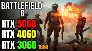 Battlefield 6 FULL GAME - RTX 3060 - 4060 - 5060 - GTX 1650 - Pretty Good!