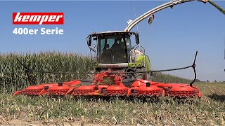 Kemper Großtrommel-Mähvorsätze der Serie 400 und 400plus. -   Die Allesfresser!