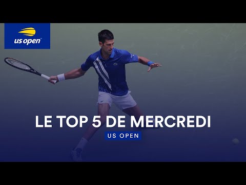 Le top 5 de mercredi I US Open 2020