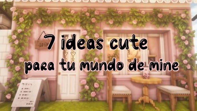 💓🌺 Casa aesthetic rosa e fofa no Minecraft! (tutorial no meu