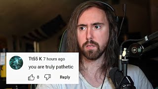 Asmongold Reacts to Mean Comments From His Own Videos
