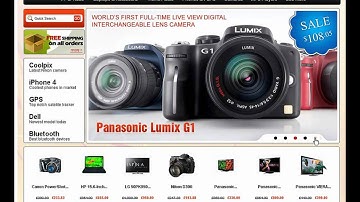 Ecommerce Electronics Store OpenCart template