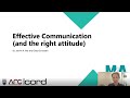 BCRPA Training - Effective Communication