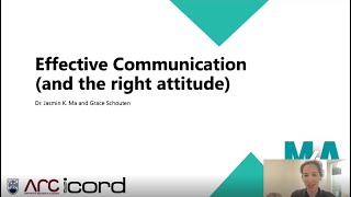 BCRPA Training - Effective Communication