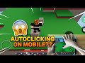 HOW TO CLICK FAST ON MOBILE + HANDCAM #roblox #auto724