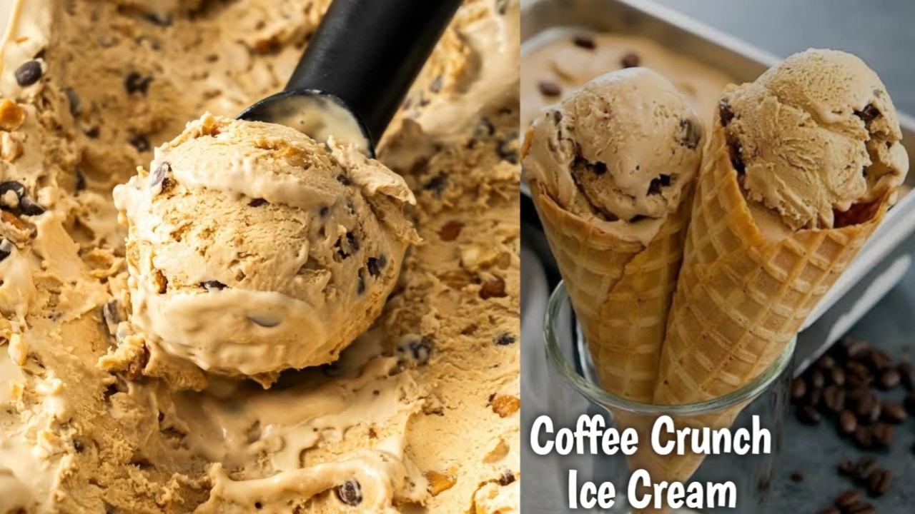 Coffee Crunch Ice Cream Recipe| Ice Cream MasterClass| बेस एक आईस्क्रीम अनेक| Coffee Icecream Recipe