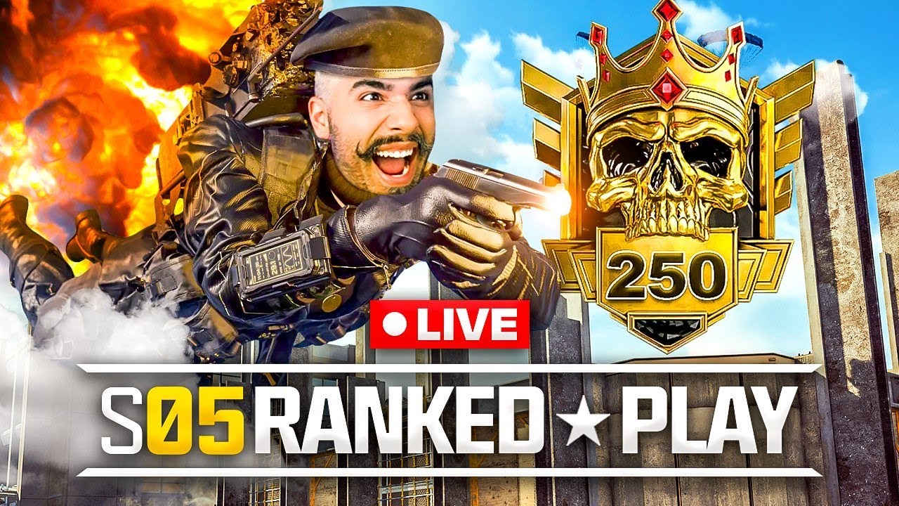 🔴LIVE - S5 WARZONE REBIRTH RANKED 🔴 TOP250