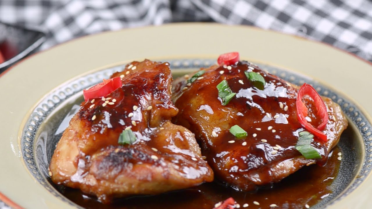 Thermomix Malaysia Teriyaki Chicken Thighs Recipe Youtube