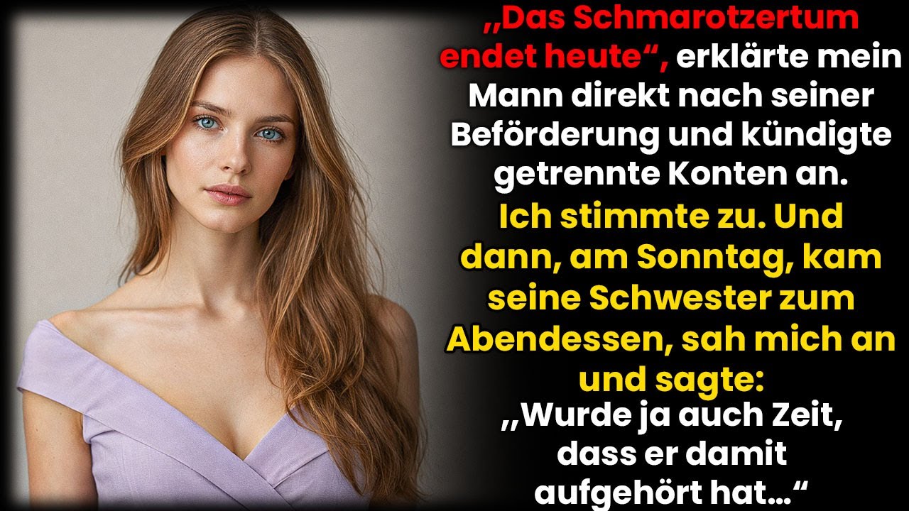 Nach seiner Beförderung nannte mich mein Mann „Schmarotzer“ – also ließ ich ihn alles selbst zahlen