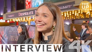 Anna Mawn interview at Desperate Journey premiere: Human stories in war & working with Lucas