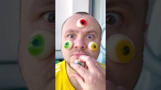 What ah oh 🍏🍢with jelly eyball #funny #comedy #funnyfamily #shorts