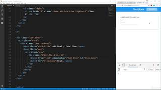 JavaScript Tracalorie Project 02 - Creating The UI With Materialize CSS