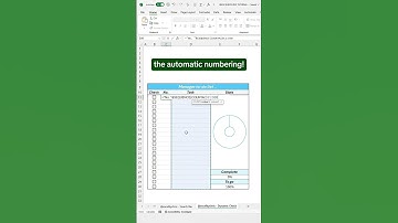 Thumbnail of How to create a sequential numbers list in Excel! #excel #checklist #spreadsheet