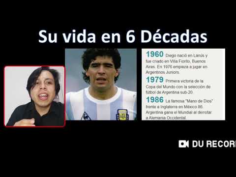 La vida y estadísticas de Maradona 🥺🇦🇷