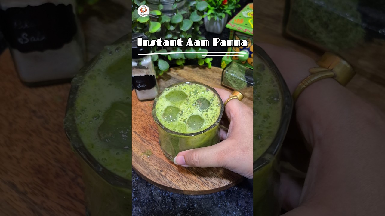 2-Minute Instant Aam Panna! 🥭🔋quick aam panna recipe #aampanna #recipe #drinks #shorts #summerdrink