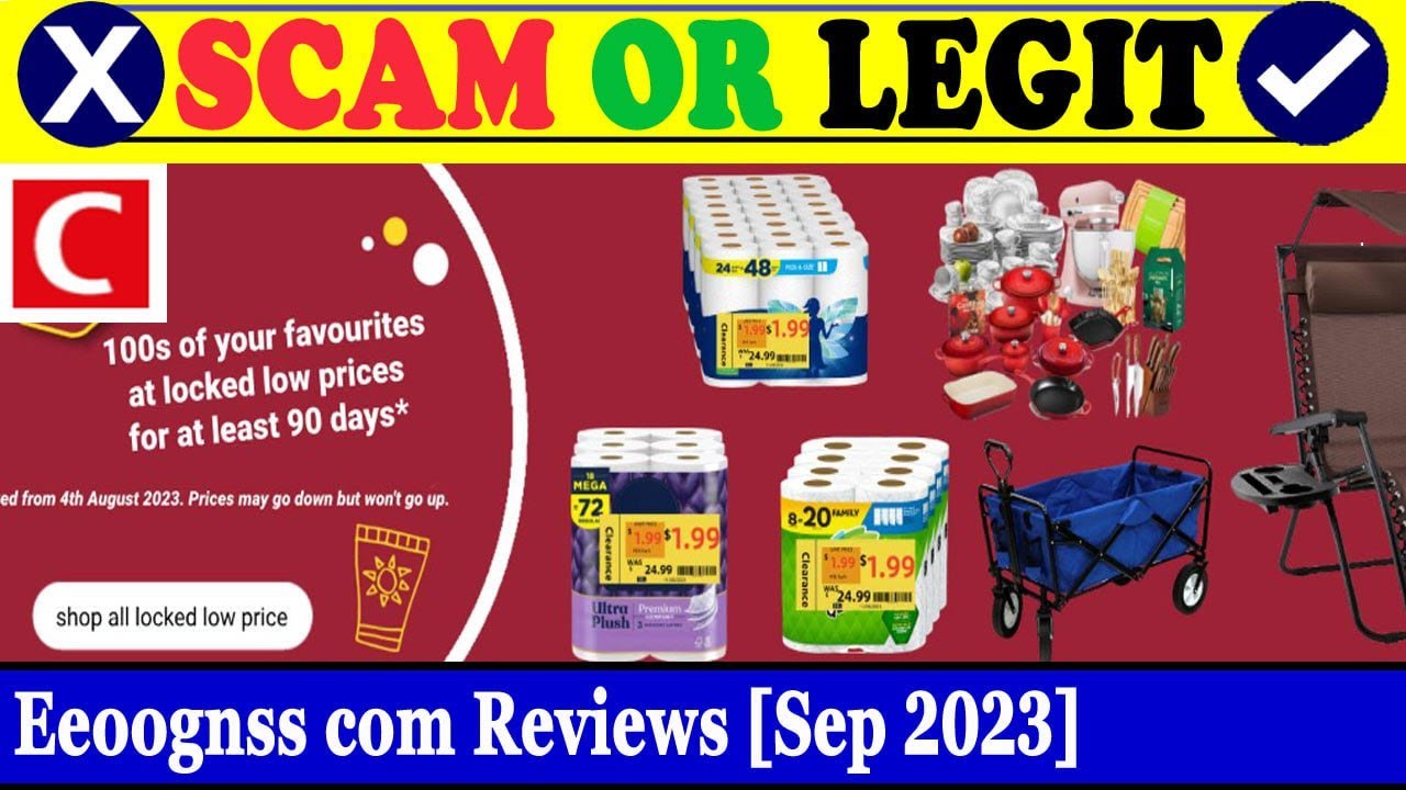 Eeoognss com Reviews (Sep 2023) - Find Out The Validity Of This Site