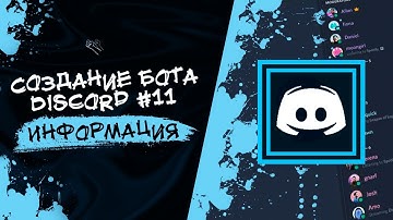 Как создать бота для Discord? #11 |Информация о пользователе | Userinfo  | discord.py