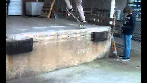 Chris fakie fs 180 a loading dock