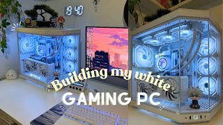 Building my dream white gaming PC | RTX 5070 TI, HYTE Y70 case✨