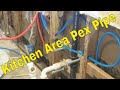 Kitchen Area Pex Pipe Replacement | How To Plumbing