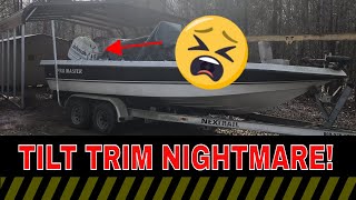 Rebuilding the Tilt Trim on Johnson Outboard Part 1
