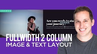 How to Create a Fullwidth 2 Column Image & Text Section in Divi 4 + Free Layout