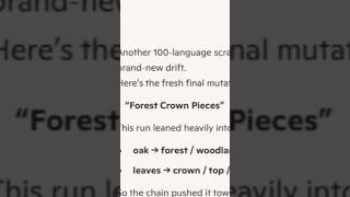 Translating minecraft 100 times: oak leaves #texture #minecraft #resourcepack #why #yes