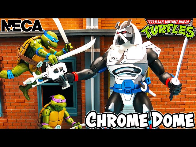 TMNT クロームドーム　NECA Chrome Dome タートルズ Amazon.com: NECA Collectible Ultimate Teenage Mutant Ninja Turtle