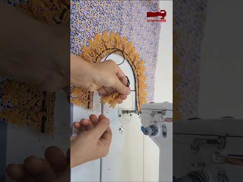خياطة الاجراس على الملابس نسائية #باترون #sewinghacks #sewing #
