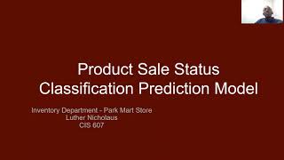 Product Sale Status Classification Prediction Model - case by Luther Nicholaus