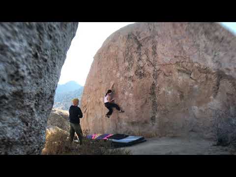 Beta Video for climb Junior's Achievement v7, Bishop
