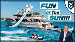 FUN IN THE SUN ON M2 - THIS IS WHAT YACHT CHARTER IS ALL ABOUT!