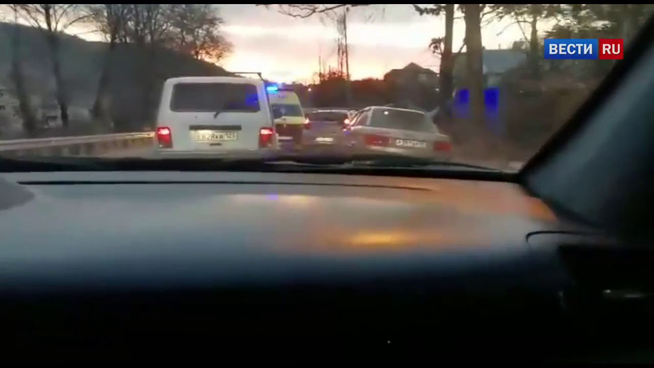 Авария ягуар газель