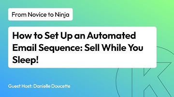 How to Set Up an Automated Email Sequence: Sell While You Sleep!